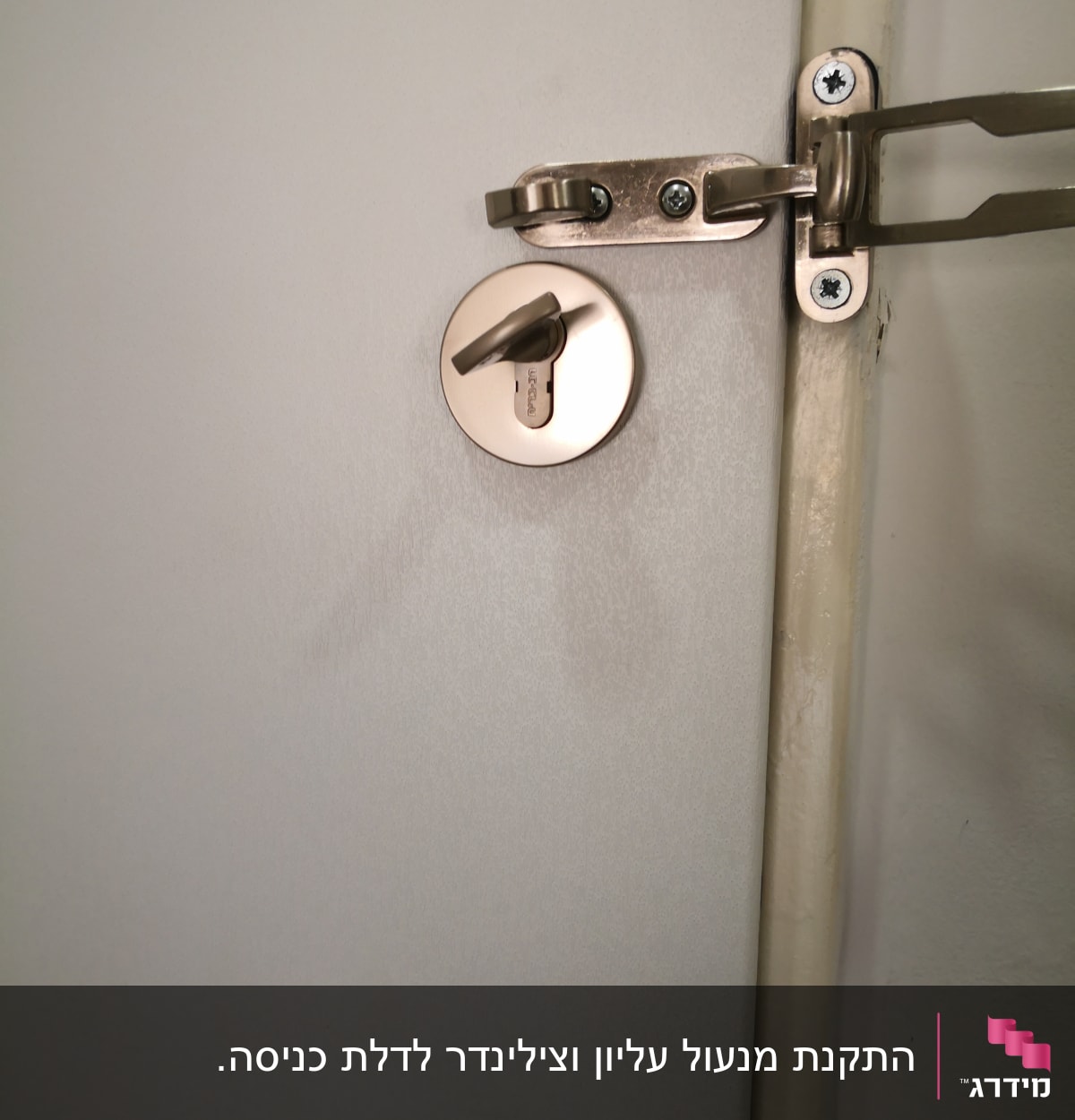 מנעול דלת ובריח ביטחון מתכתיים